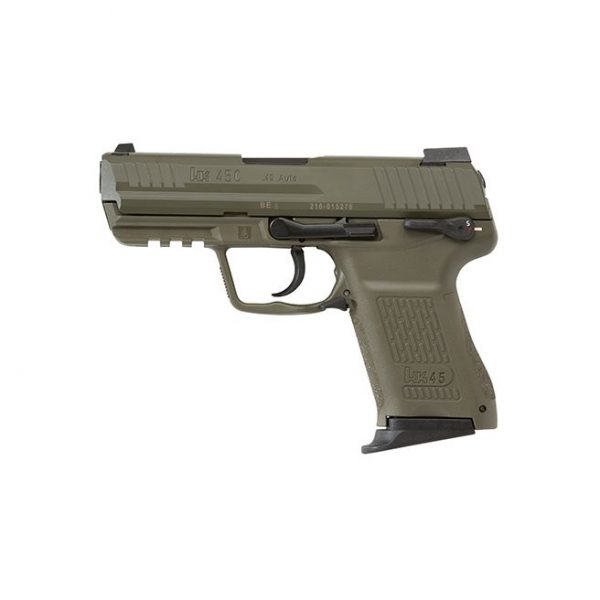 Heckler and Koch HK45 Compact LEM Green .45ACP 3.94-inch