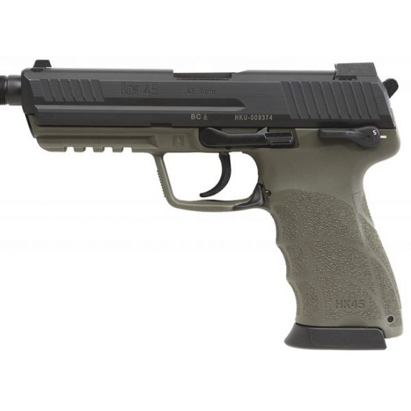 Heckler and Koch HK45 Tactical V7 LEM Pistol .45ACP DAO 10rd Green