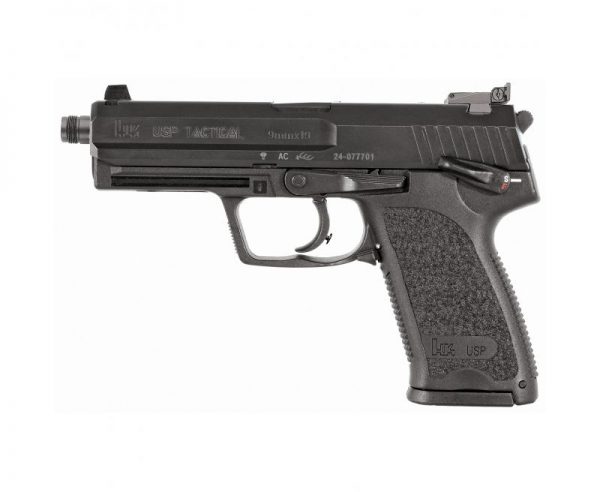 Heckler and Koch USP9 Tactical V1 9mm 4.86" Barrel 15-Rounds