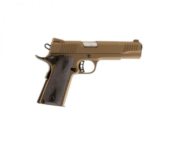 Citadel M-1911 Compact Single 9mm 3.5" 8 1 Hogue Grip Burnt Bronze Cerakote