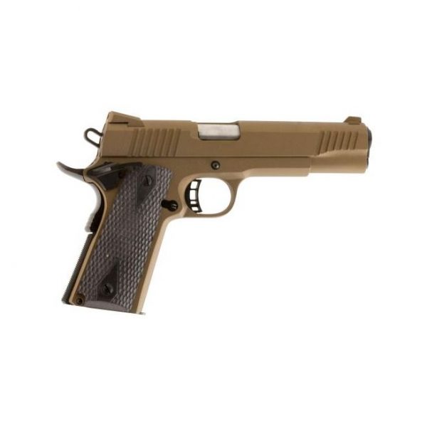 Citadel M-1911 Compact Single 9mm 3.5" 8 1 Hogue Grip Burnt Bronze Cerakote