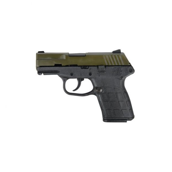 Kel-Tec PF-9 9mm 3.1-inch Barrel 7rd OD Green slide Black Frame