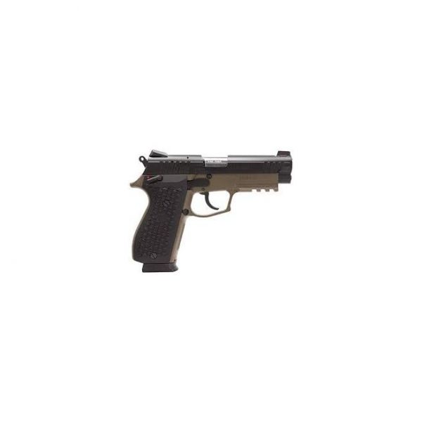 LIONHEART 1-09M-NVK-BRN Pistol 4-inch with Rail 9MM 15rd