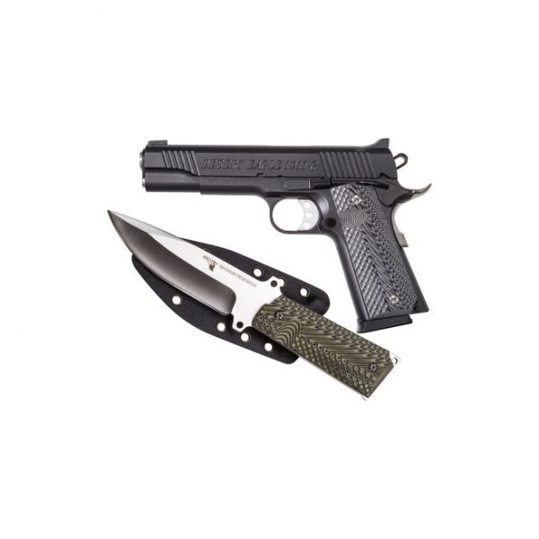 Magnum Research Black Desert Eagle 1911 45ACP 5 Inch with Knife