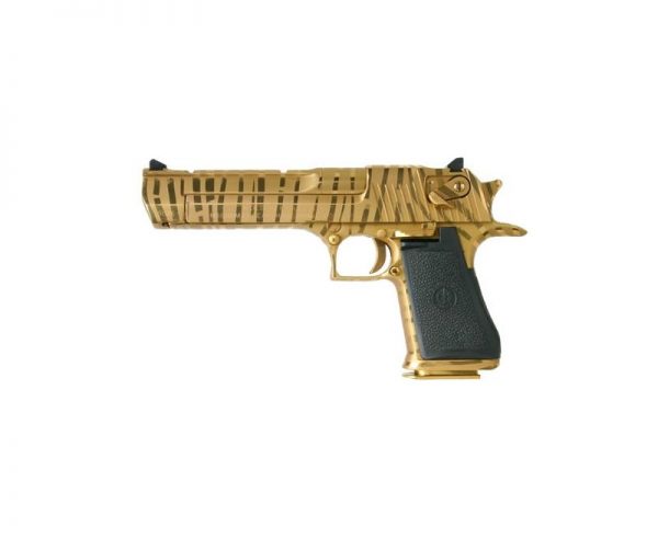 Magnum Research Desert Eagle MK19 Gold Tiger Strip .50AE 6-inch 7Rd