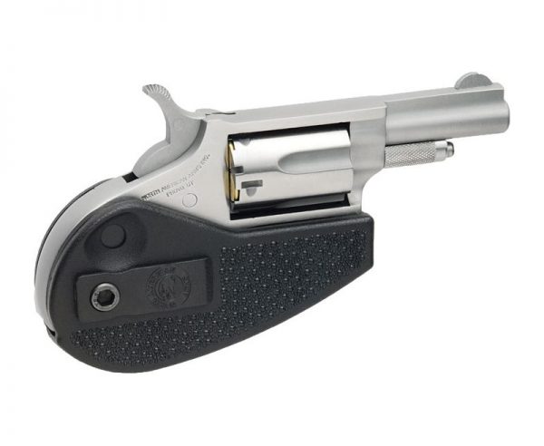 North American Arms Mini-Rev Holster / Grip Combo Stainless .22 LR 1.625-inch 5Rds