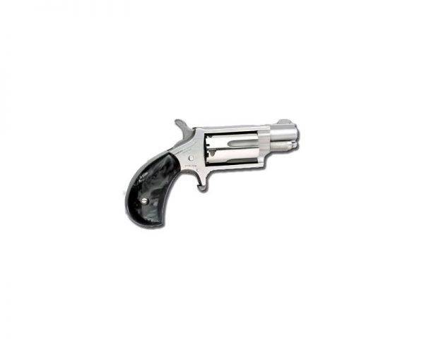 North American Arms Mini 22MAG Revolver 1.125 Stainless Black Pearl