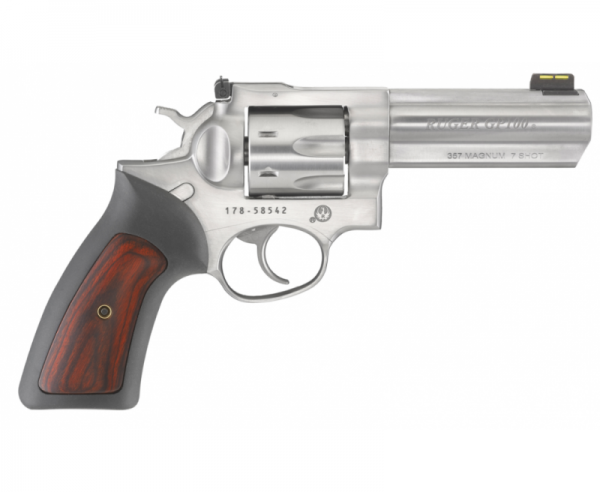 Ruger GP100 .357Mag 4.2-inch Barrel Stainless 7 Rounds with Adjustable Sights