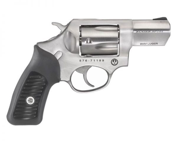 Ruger SP101 9MM 2.25 inch Barrel Stainless with Steel Fixed Sights