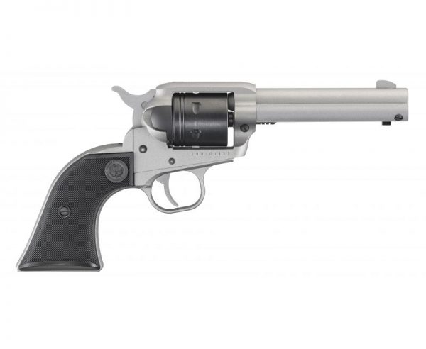 Ruger Wrangler Single-Action Revolver Silver .22 LR 4.62-inch 6Rds