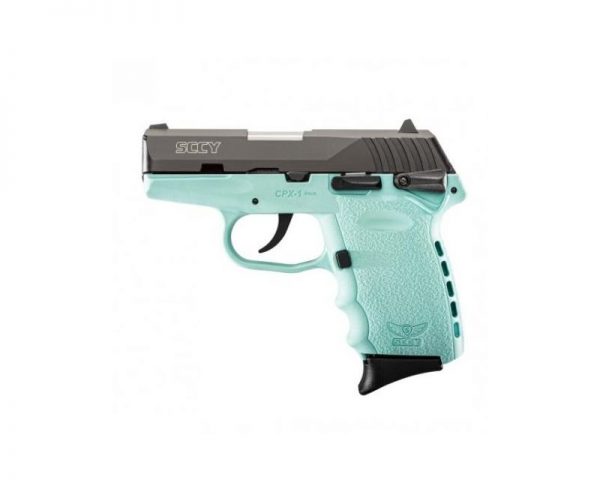 SCCY CPX-1 Black / Sky Blue 9mm 3.1-inch 10Rd Ambidextrous Safety