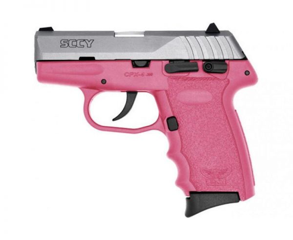 SCCY CPX-4 Pink / Stainless .380 ACP 2.96" Barrel 10-Rounds