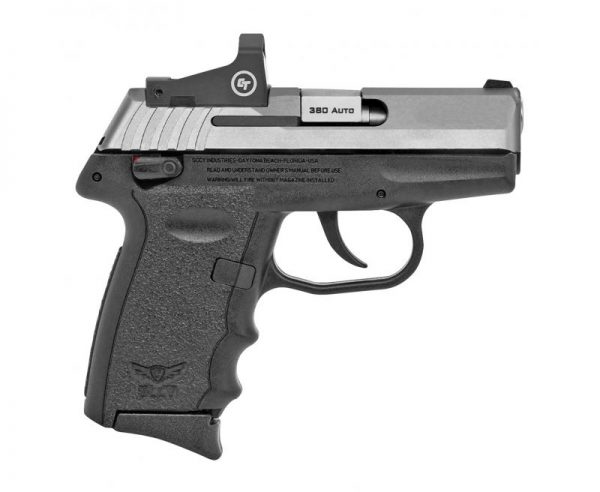 SCCY CPX-4 RD Stainless / Black .380 ACP 3.1" Barrel 10-Rounds