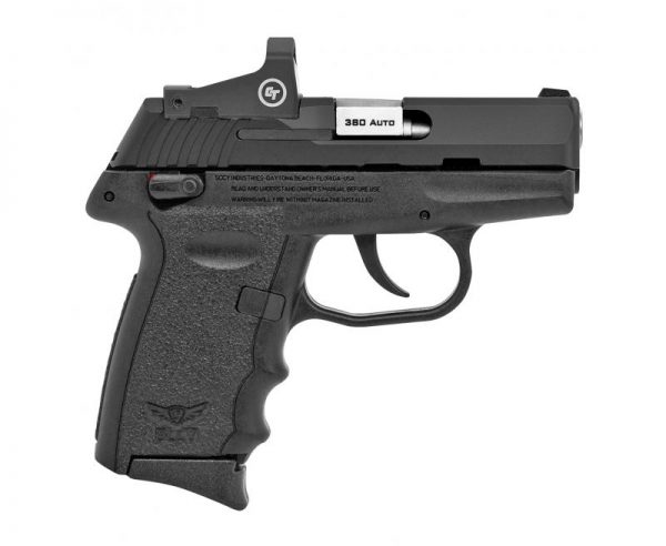 SCCY CPX-4 RD .380 ACP 3.1" Barrel 10-Rounds CTS-1500 Reflex Sight