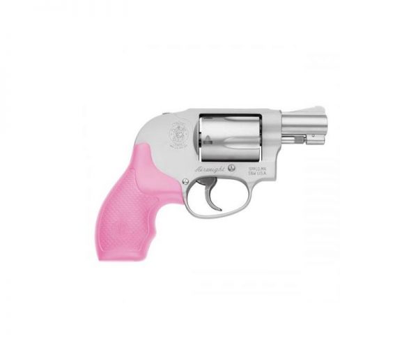 Smith and Wesson 638 Matte Stainless .38 SPL 1.875-inch 5Rds Pink Grips