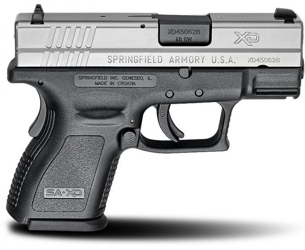 Springfield XD Sub-Compact Essential Bi-Tone .40SW 3-inch 9Rd