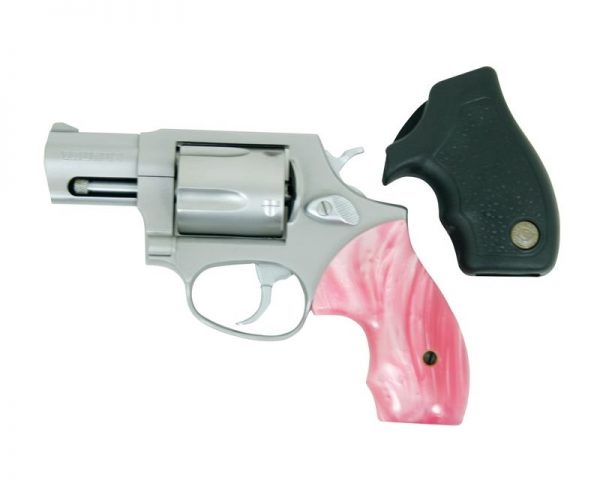 Taurus 605 357 2 Double Action Stainless Fixed Sights with Pink Grip
