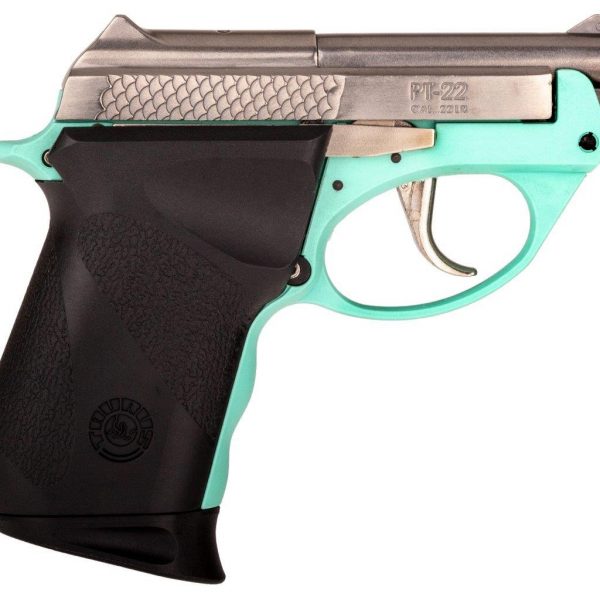 Taurus PT-22 22LR SS/CYAN 8Rds 2.8-inch