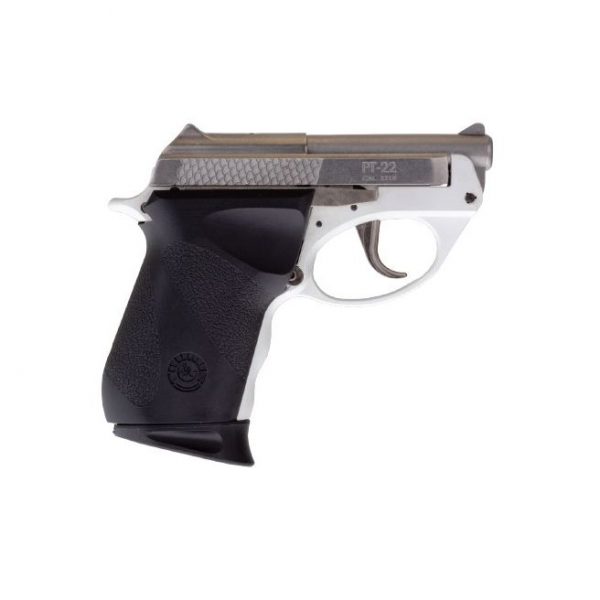 Taurus PT-22 22LR DAO SS/WHT POLY 8Rds