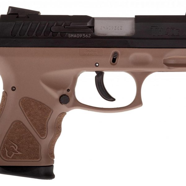 Taurus TH40 Compact 40SW 15Rds 3.54-inch Novak Drift Adjustable Front & Rear Sights