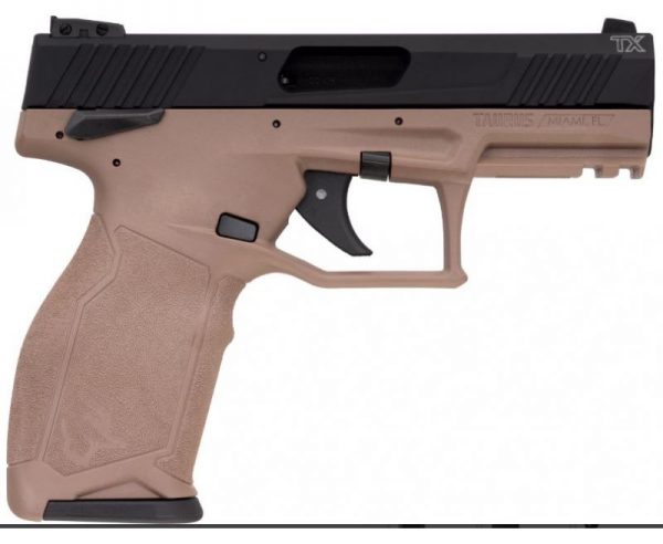 Taurus TX22 22LR BLK/FDE 4-inch 16Rds SFTY