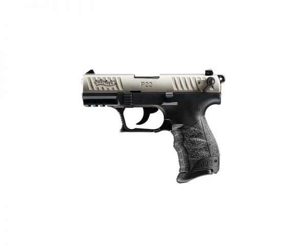 Walther P22QD Nickel .22LR 3.42 Inch 10 Rd