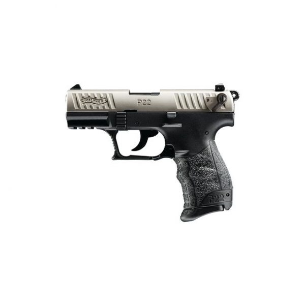 Walther P22QD Nickel .22LR 3.42 Inch 10 Rd