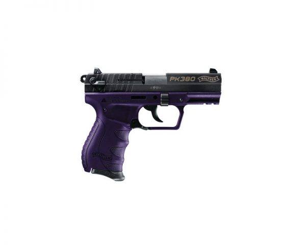 Walther PK380 Purple/Black Pantone 269C 380ACP 3.66-inch 8Rnd