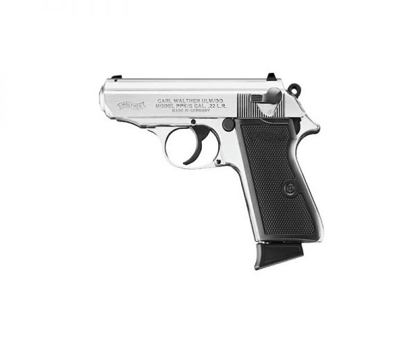 Walther PPK/S Pistol 22LR 3.35 inch 10Rds Nickel Finish