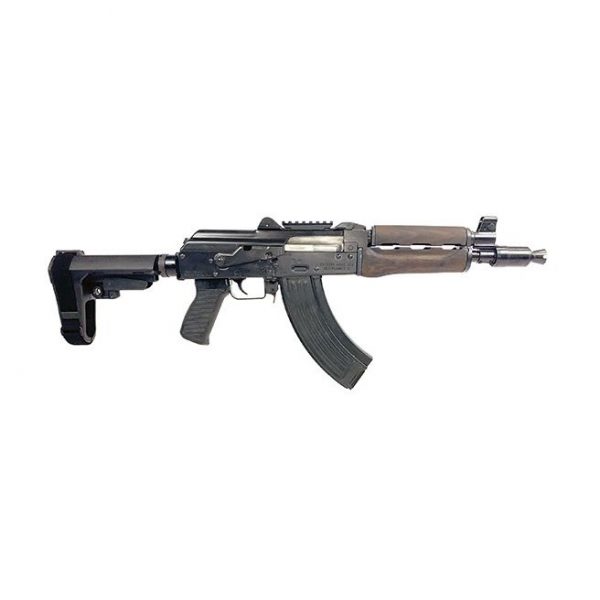 Zastava USA ZPAP92 AK Pistol Wood / Black 7.62 X 39 10" Barrel 30-Rounds SB3 Brace