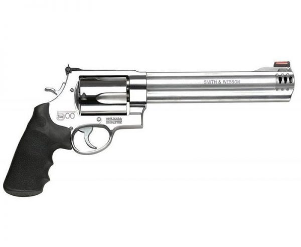 Smith and Wesson 500 Stainless .500 SW Magnum 8.375-inch 5Rd Compensated Hi-Viz Sight