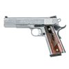 Smith and Wesson Model SW1911 Engraved .45 ACP 5" 8+1 Pistol Includes Wooden Presentation Case - Image 2