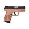 Taurus PT111 G2C Compact 9MM Pistol, 3.2 Barrel, Two 12rd Mags, FDE Frame, Black Slide - Image 2