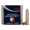 CCI 22 WMR Gamepoint JSP 40 Grain (Jacketed Soft Point) 1875fps 50rd Box - Image 2