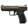 Century Arms Canik TP9SF Elite 9mm Luger Semi Auto Pistol 15 Round 4.19" Barrel Interchangeable Grips Black Polymer Frame OD Green Slide - Image 2