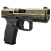 Century Arms Canik TP9SF Elite 9mm Luger Semi Auto Pistol 15 Round 4.19" Barrel Interchangeable Grips Black Polymer Frame OD Green Slide - Image 3